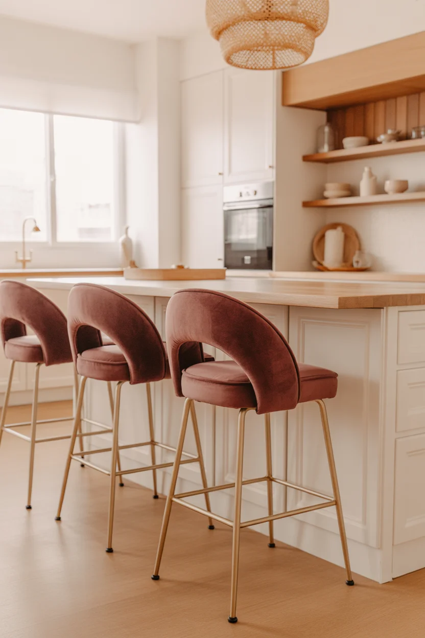 Aubergine Bar Stools and Seating