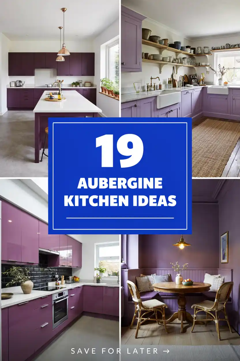 Aubergine Kitchen Ideas