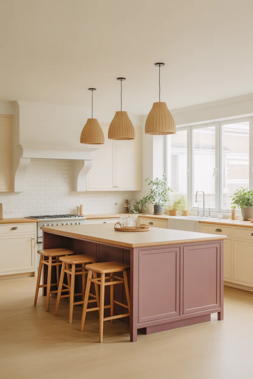 Aubergine Kitchen Island Only