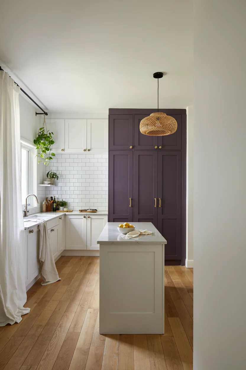 Aubergine Kitchen Pantry Doors