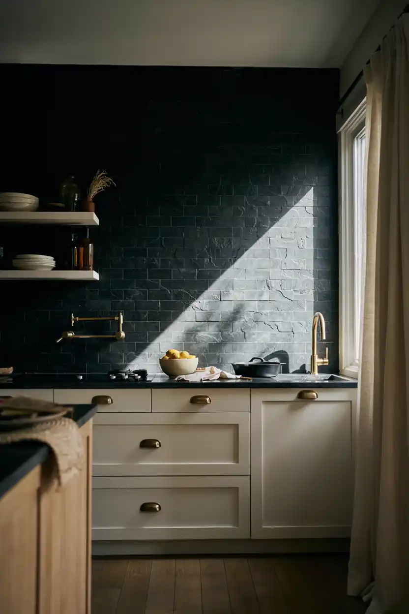Black Basalt Subway Tile