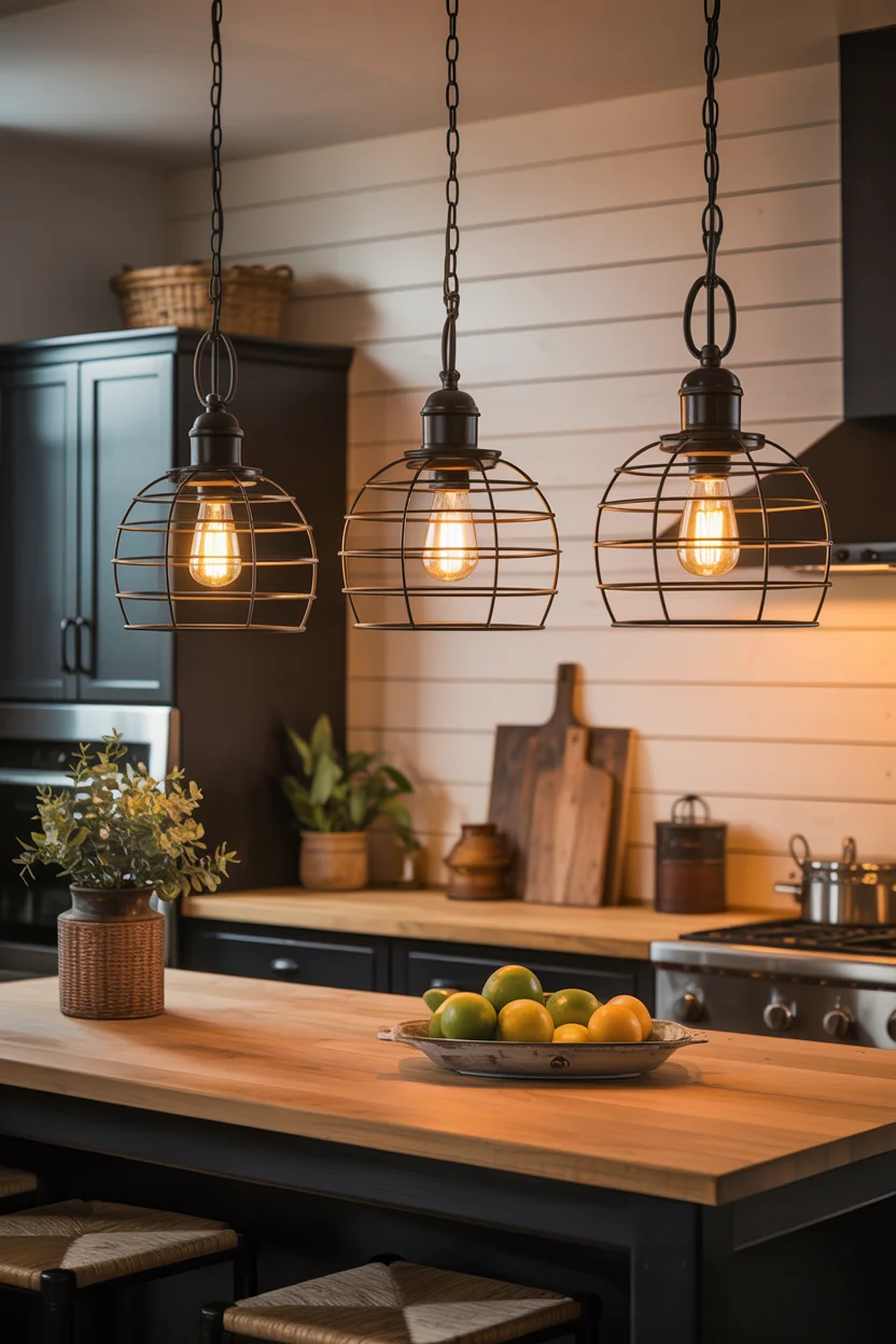 Black Iron Pendant Lighting
