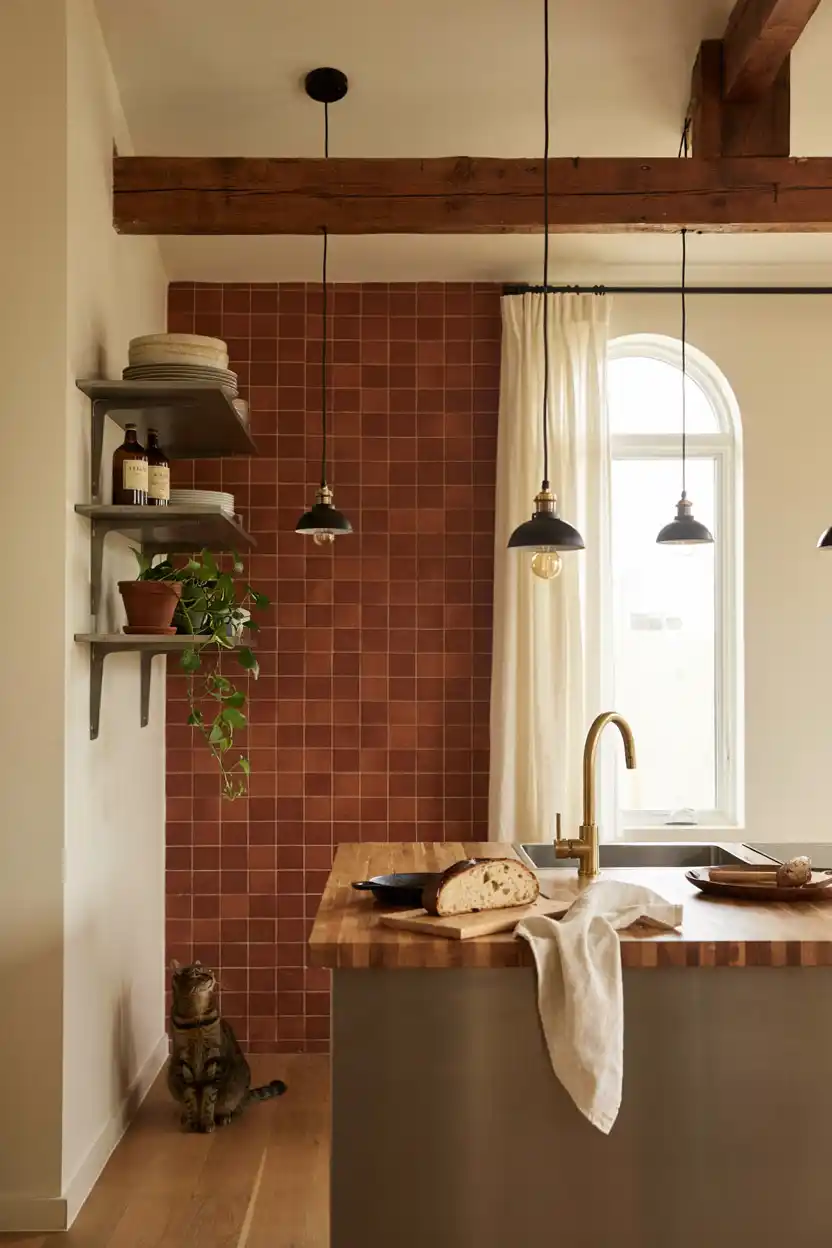 Brick-Look Ceramic Tile