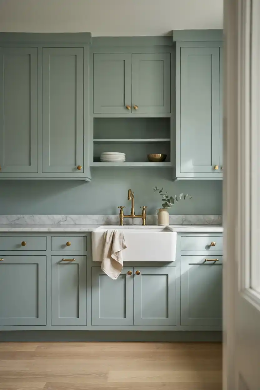 Classic Shaker-Style Closed Cabinetry