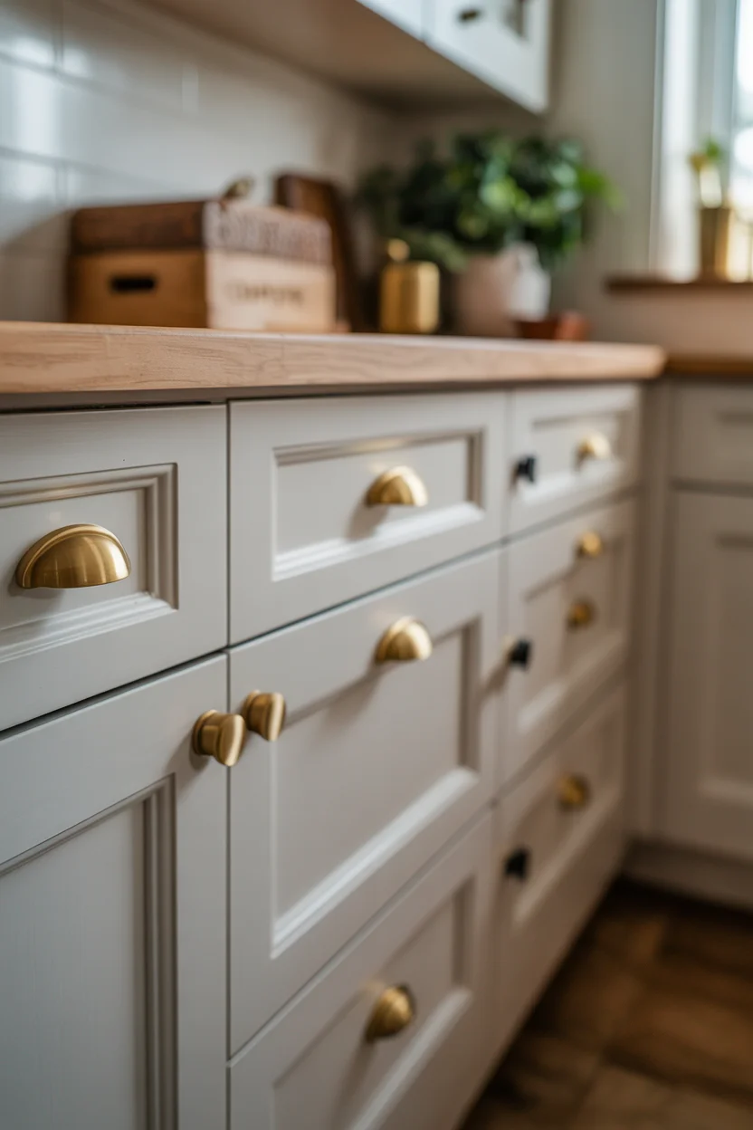 Copper or Brass Hardware Accents