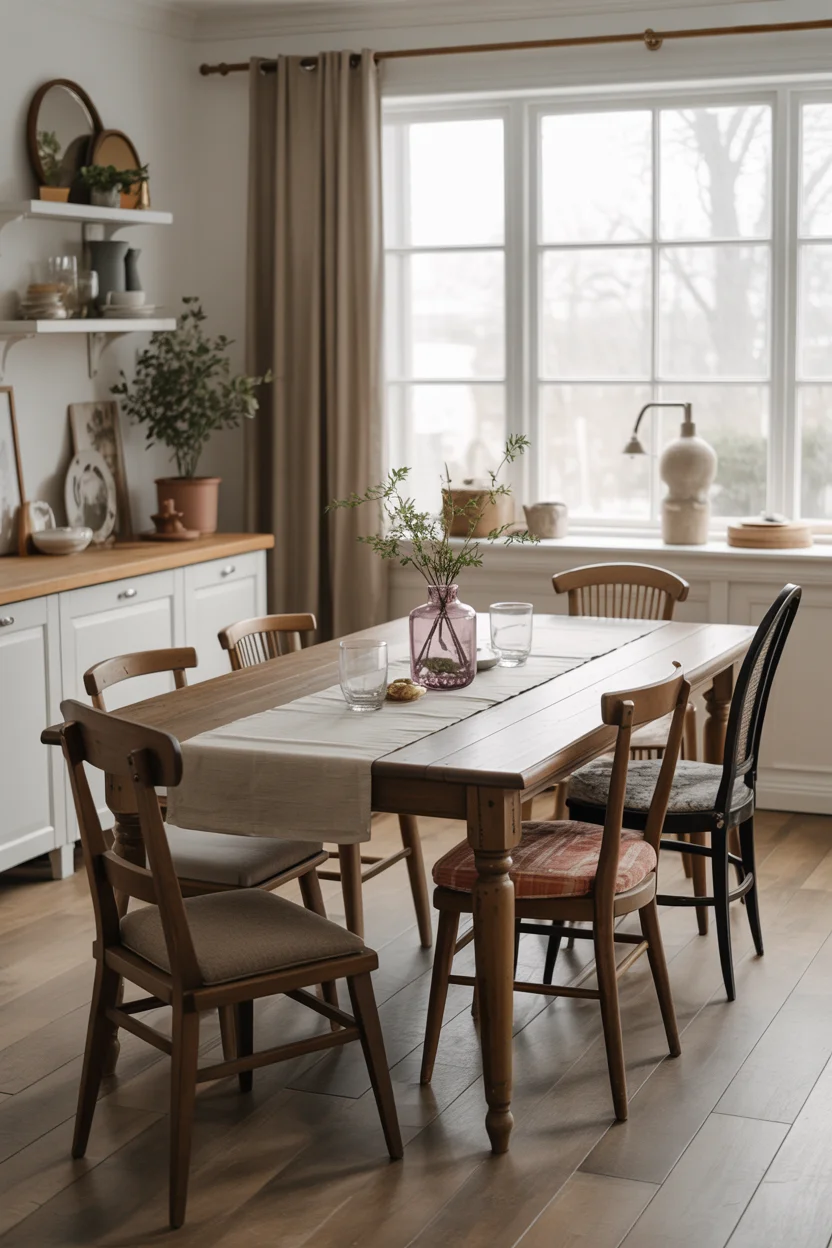 Farmhouse Table Dining Nook