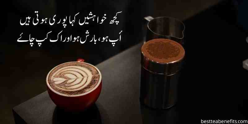 Urdu poetry on chai